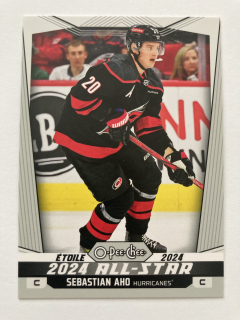 2024-25 O-Pee-Chee #516 Sebastian Aho - 2024 ALL-STAR