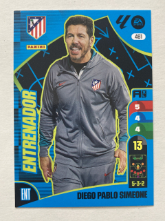 2024/25 Adrenalin XL LaLiga #481 Diego Pablo Simeone - ENTRENADOR