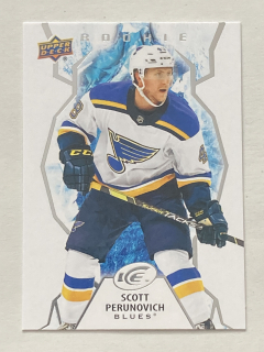 2021-22 UD Ice #118 Scott Perunovich - ROOKIE
