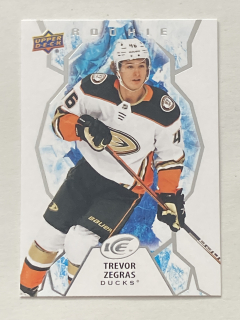 2021-22 UD Ice #123 Trevor Zegras - ROOKIE