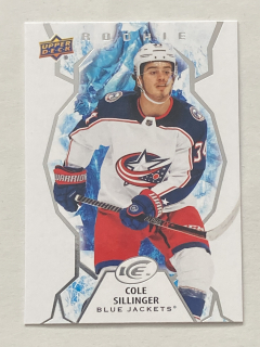 2021-22 UD Ice #138 Cole Sillinger - ROOKIE