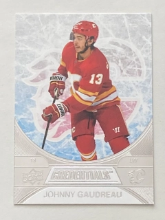 2021-22 UD Credentials #008 Johnny Gaudreau
