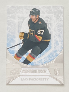 2021-22 UD Credentials #011 Max Pacioretty