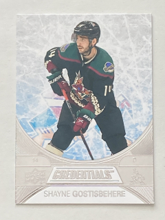 2021-22 UD Credentials #024 Shayne Gostisbehere