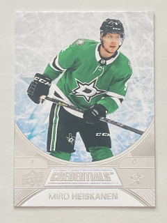 2021-22 UD Credentials #029 Miro Heiskanen