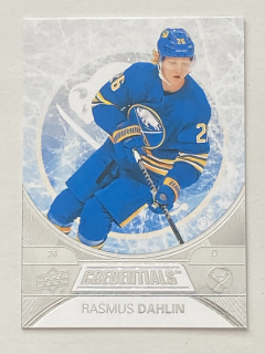 2021-22 UD Credentials #030 Rasmus Dahlin