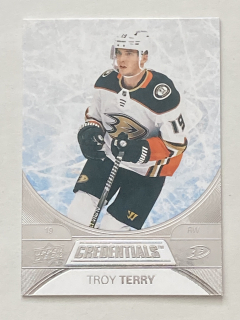 2021-22 UD Credentials #042 Troy Terry