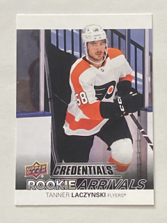 2021-22 UD Credentials #RA-34 Tanner Laczynski - ROOKIE ARRIVALS
