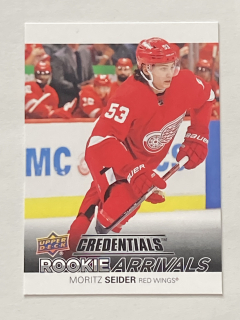 2021-22 UD Credentials #RA-03 Moritz Seider - ROOKIE ARRIVALS