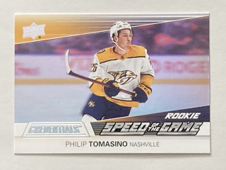 2021-22 UD Credentials #SGR13 Philip Tomasino - SPEED OF THE GAME ROOKIE