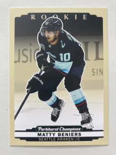 2022-23 Parkhurst Champions #323 Matty Beniers - ROOKIE