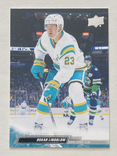 2022-23 UD Extended #614 Oskar Lindblom