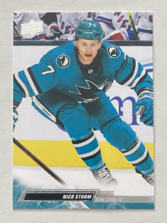 2022-23 UD Extended #615 Nico Sturm