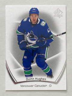 2021-22 SP Authentic #027 Quinn Hughes