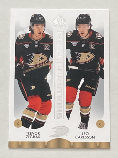 2023-24 SP Authentic #C-19 Trevor Zegras / Leo Carlsson - COLLABORATIONS