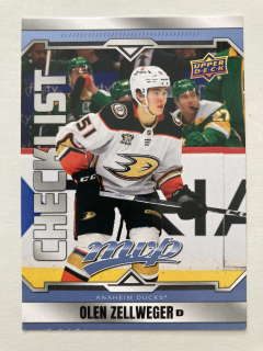 2024-25 MVP #250 Olen Zellweger - CHECKLIST 201-250