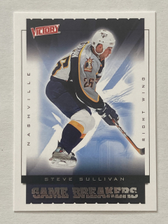 2005-06 Victory #GB26 Steve Sullivan - GAME BREAKERS
