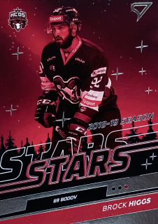 2019/20 Tipsport liga #SS09 Brock Higgs - 2018-19 SEASON STARS