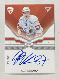 2018/19 Tipos Extraliga #A22 Rasmus Kulmala - AUTOGRAPH /120