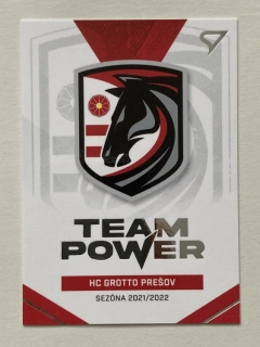 2021/22 Tipos Extraliga #TP-17 HC Grotto Prešov - TEAM POWER