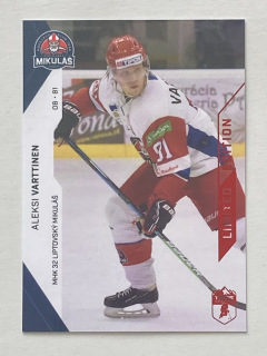 2021/22 Tipos Extraliga RED #310 Aleksi Varttinen 1/35