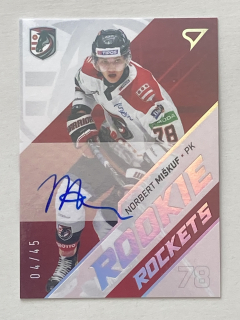 2021/22 Tipos Extraliga #RR-06 Norbert Miškuf - ROOKIE ROCKETS /45