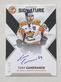 2021/22 Tipos Extraliga #SL2-TC Tony Cameranesi - AUTHENTIC SIGNATURE lvl2 /60