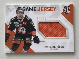 2021/22 Tipos Extraliga #JS-PK Pavel Klhůfek - GAME JERSEY /75