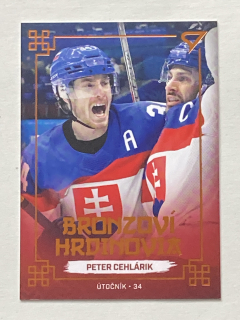 2022 Hokejové Slovensko #BH-12 Peter Cehlárik - BRONZOVÍ HRDINOVIA