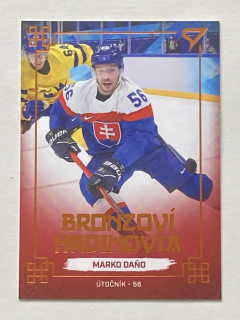 2022 Hokejové Slovensko #BH-13 Marko Daňo - BRONZOVÍ HRDINOVIA
