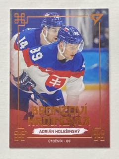 2022 Hokejové Slovensko #BH-14 Adrián Holešinský - BRONZOVÍ HRDINOVIA