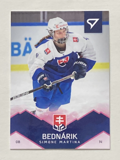 2022 Hokejové Slovensko #ZR-3 Simone Martina Bednárik - ŽENSKÁ REPREZENTÁCIA
