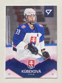 2022 Hokejové Slovensko #ZR-9 Lívia Kúbeková - ŽENSKÁ REPREZENTÁCIA