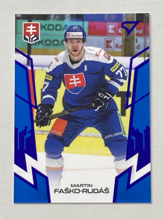 2024 Hokejové Slovensko BLUE #30 Martin Faško-Rudáš