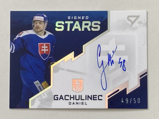 2022 Hokejové Slovensko #SS-GA Daniel Gachulinec - SIGNED STARS /50