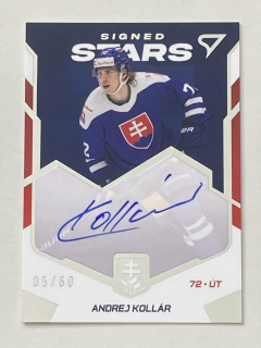 2023 Hokejové Slovensko #SS-AK Andrej Kollár - SIGNED STARS /60
