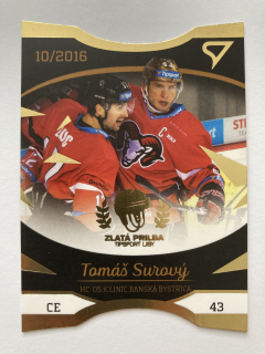 2017-18 Tipsport liga #ZP2 Tomáš Surový - ZLATÁ PRILBA
