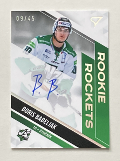 2022/23 Tipos Extraliga #RRS-BB Boris Babeliak - ROOKIE ROCKETS /45