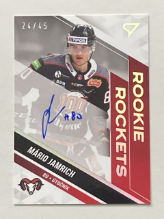 2022/23 Tipos Extraliga #RRS-MJ Mário Jamrich - ROOKIE ROCKETS /45