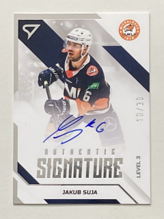 2022/23 Tipos Extraliga #SL3-JS Jakub Suja - AUTHENTIC SIGNATURE lvl3 /30