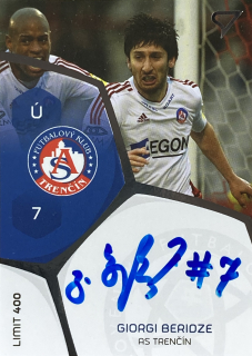 2017/18 Futbalové Slovensko #FS16 Giorgi Beridze - AUTOGRAPH SLOVNAFT CUP /400