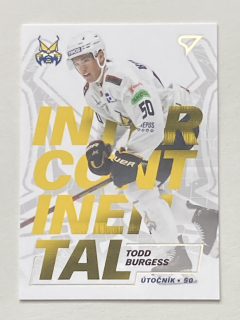 2023/24 Tipos Extraliga #IC-08 Todd Burgess - INTERCONTINENTAL