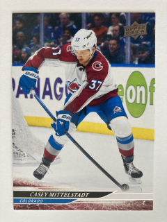 2024-25 UD Series 2 #289 Casey Mittelstadt