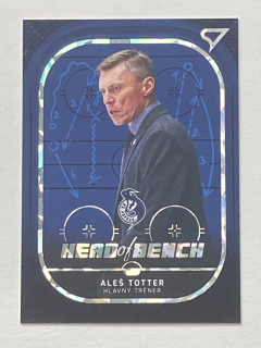 2023/24 Tipos Extraliga #HB-12 Aleš Totter - HEAD OF BENCH