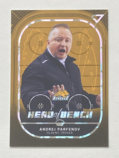 2023/24 Tipos Extraliga #HB-18 Andrej Parfenov - HEAD OF BENCH