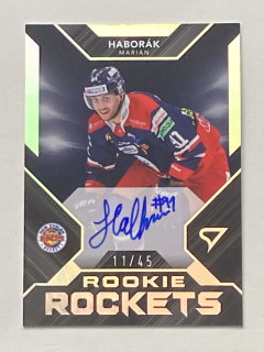2023/24 Tipos Extraliga #RRS-MH Marián Haborák - ROOKIE ROCKETS /45