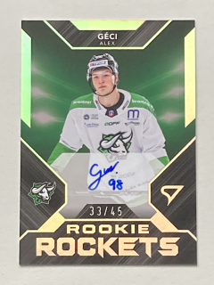 2023/24 Tipos Extraliga #RRS-AG Alex Géci - ROOKIE ROCKETS /45