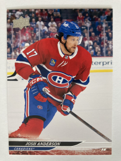 2024-25 UD Series 2 #341 Josh Anderson