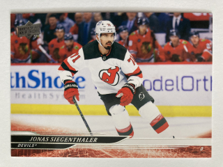 2024-25 UD Series 2 #350 Jonas Siegenthaler