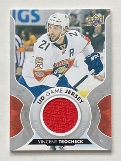 2017-18 UD Series 1 #GJ-VT Vincent Trocheck - UD GAME JERSEY
